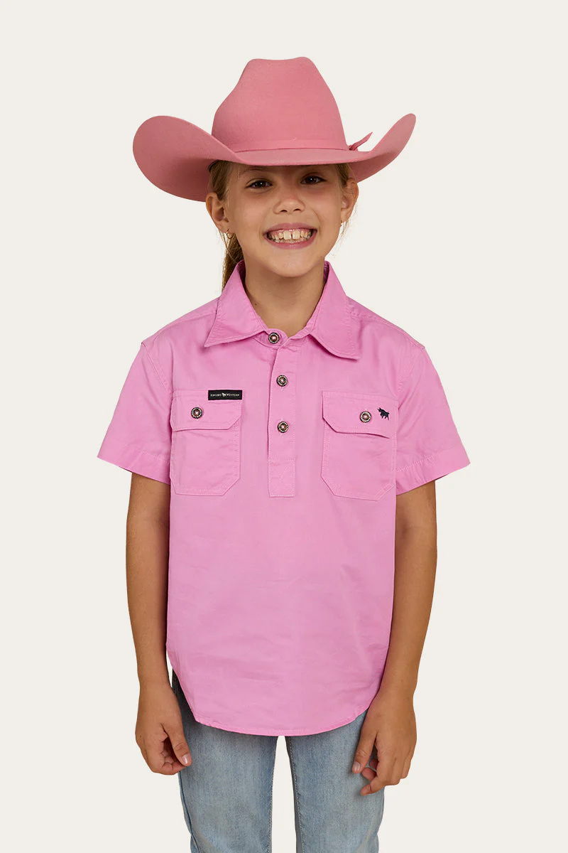 Ord River Kids Half Button Short Sleeve Workshirt - Image 20