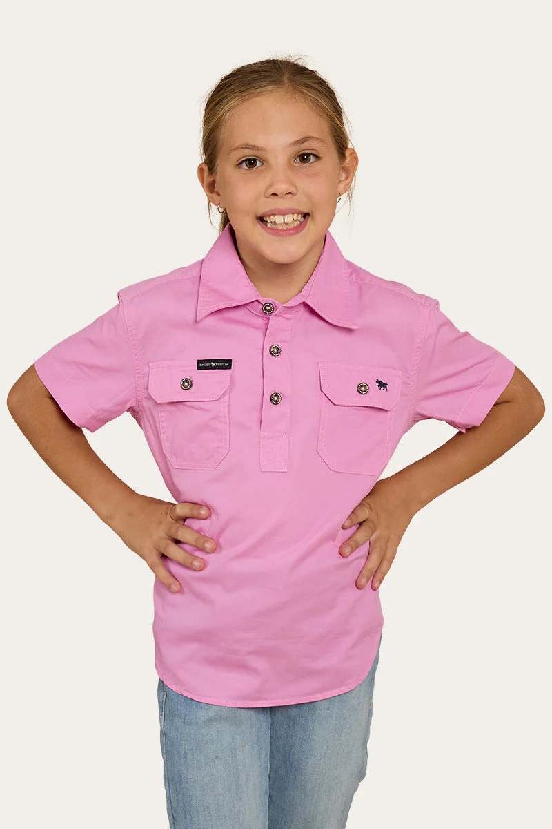 Ord River Kids Half Button Short Sleeve Workshirt - Image 22