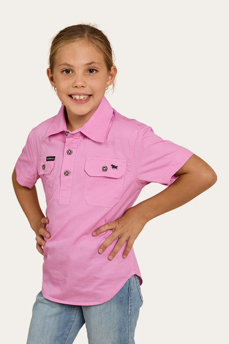 Ord River Kids Half Button Short Sleeve Workshirt - Image 23