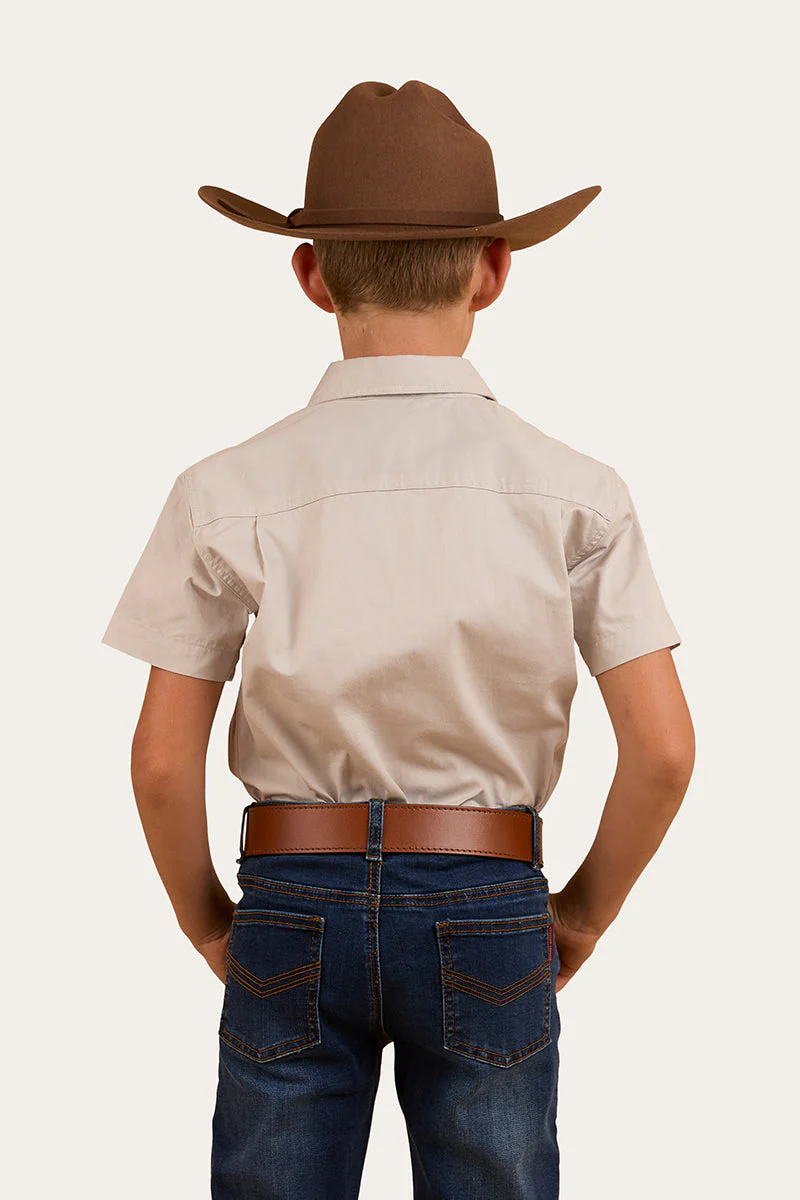 Ord River Kids Half Button Short Sleeve Workshirt - Image 3