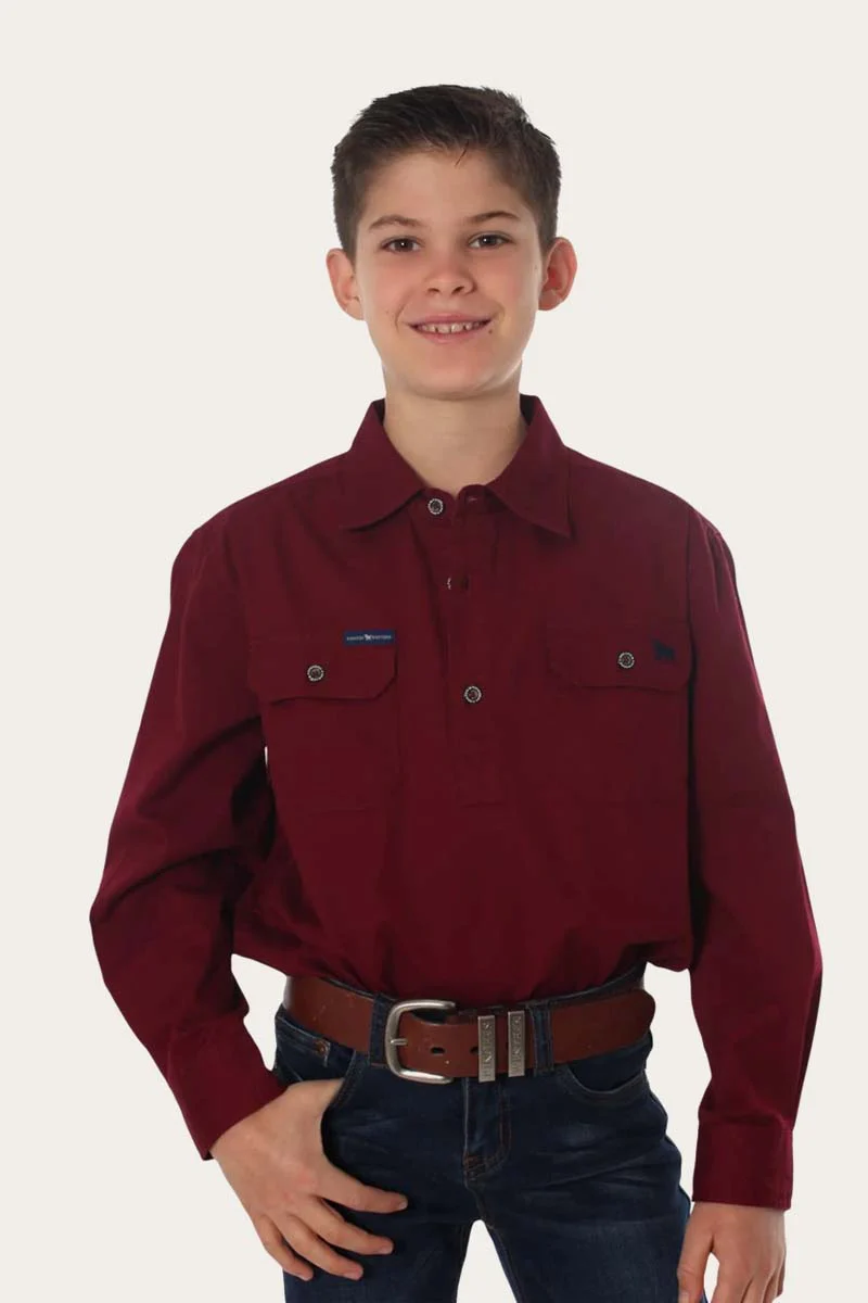 Ord River Kids Half Button Work Shirt - Image 10