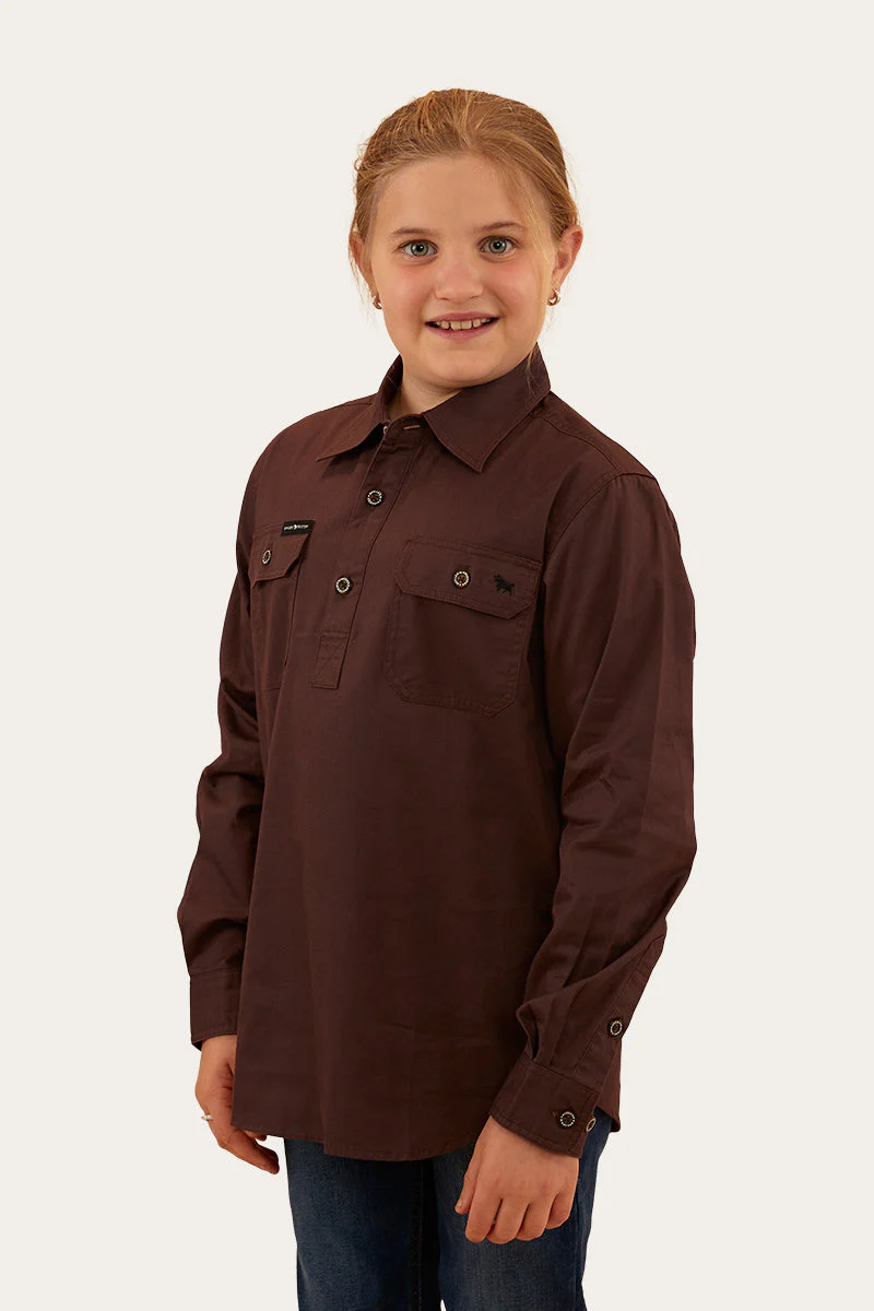 Ord River Kids Half Button Work Shirt - Image 14
