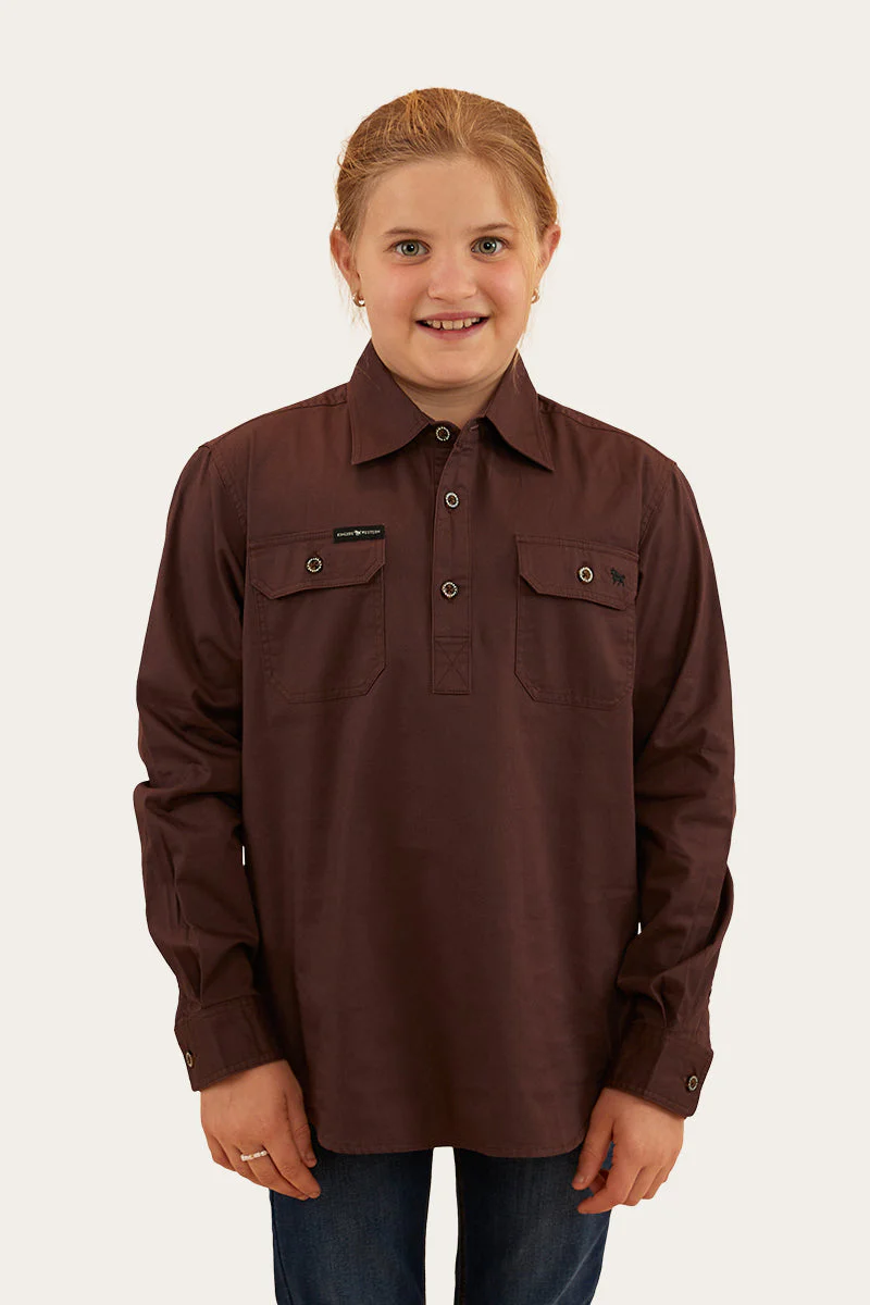 Ord River Kids Half Button Work Shirt - Image 17
