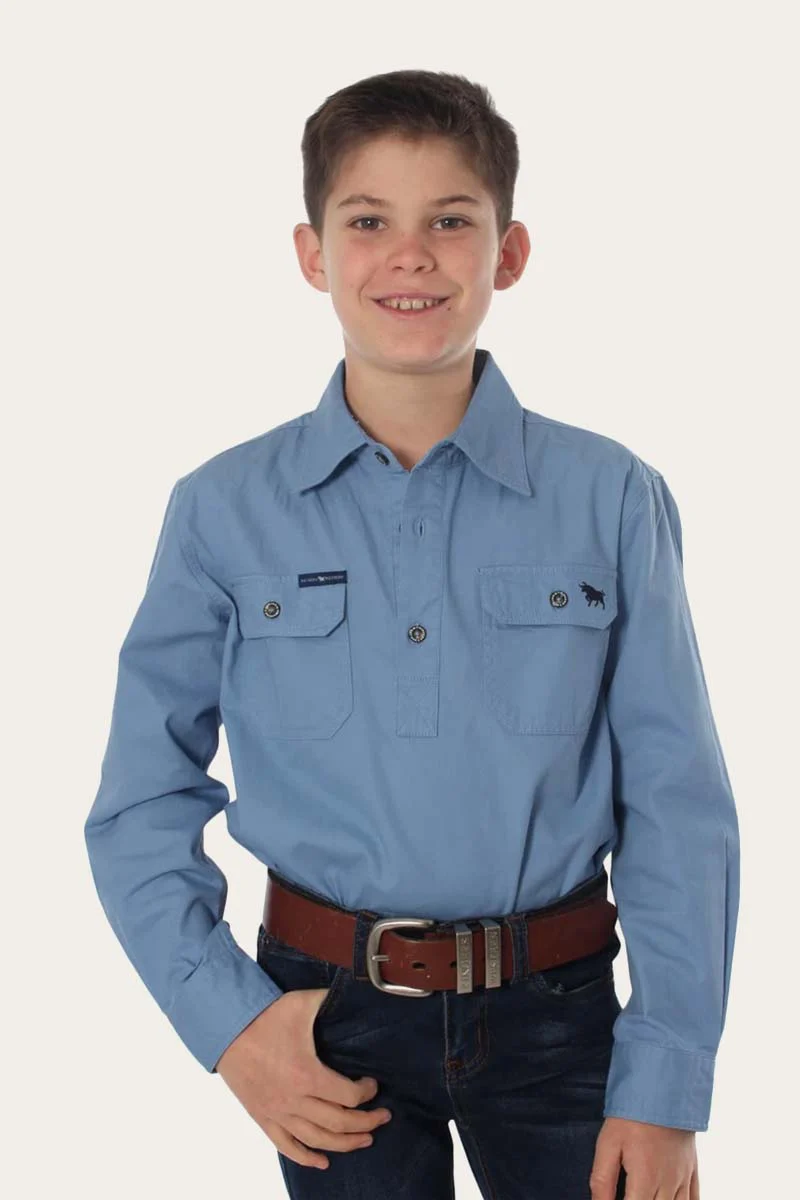 Ord River Kids Half Button Work Shirt - Image 18