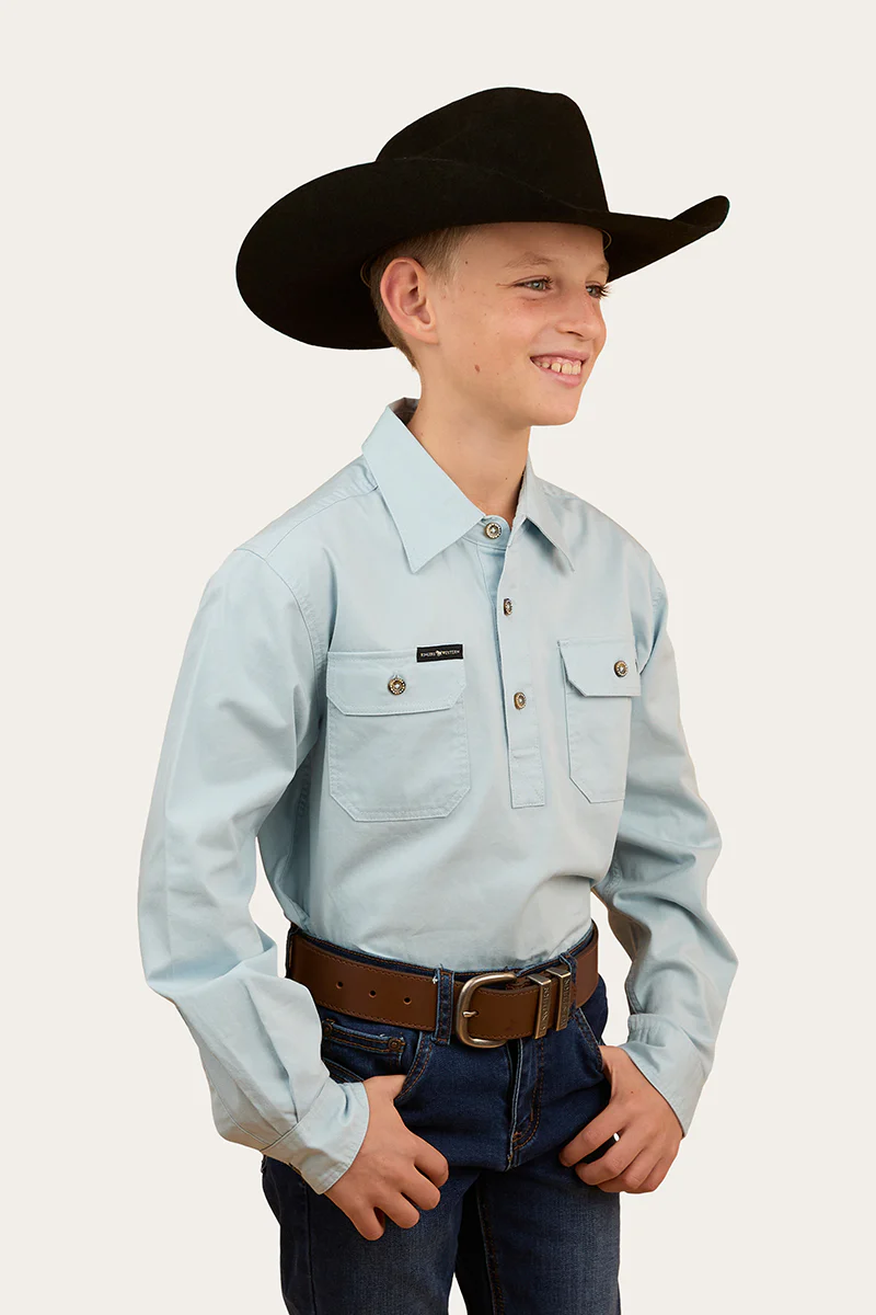 Ord River Kids Half Button Work Shirt - Image 24
