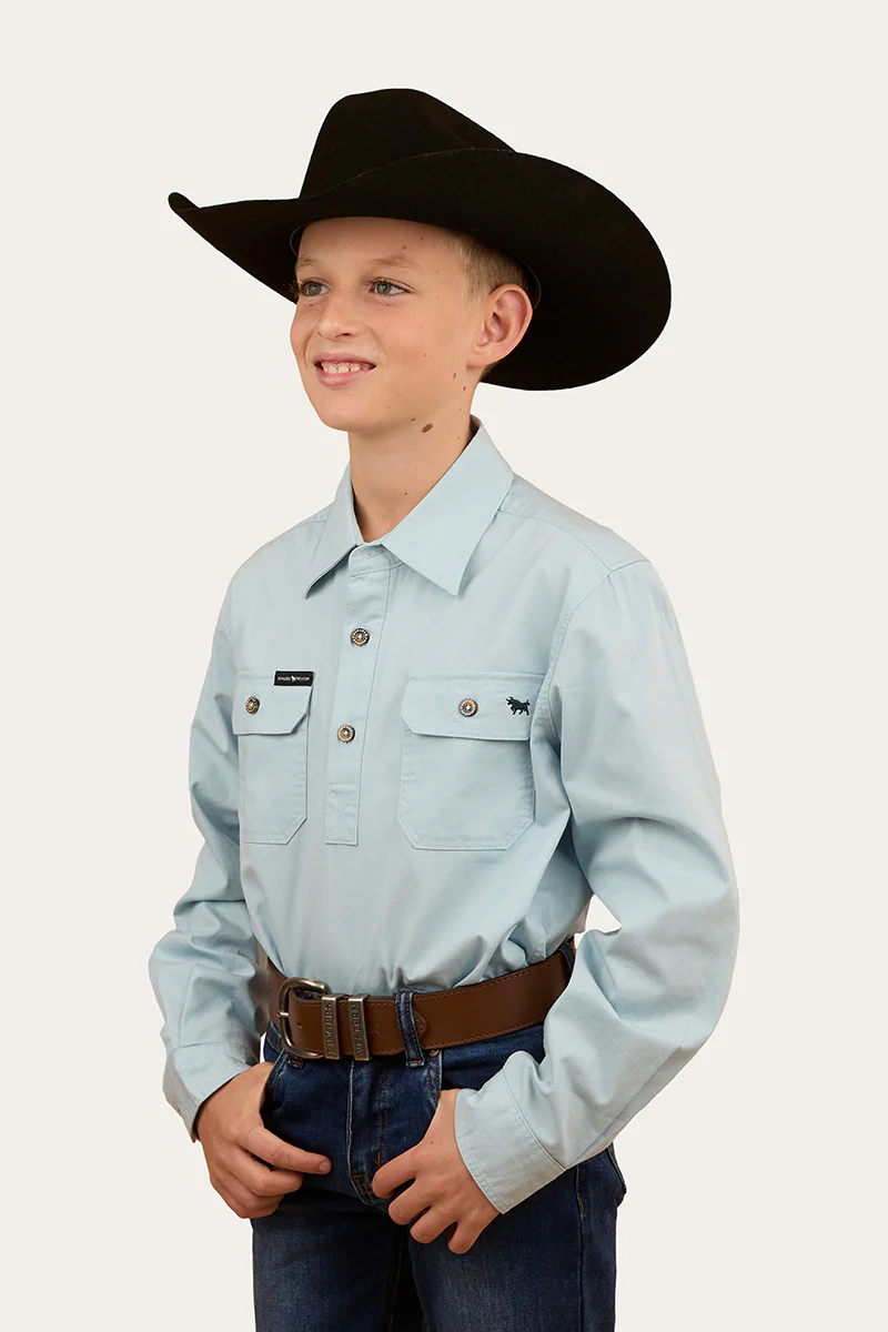 Ord River Kids Half Button Work Shirt - Image 25