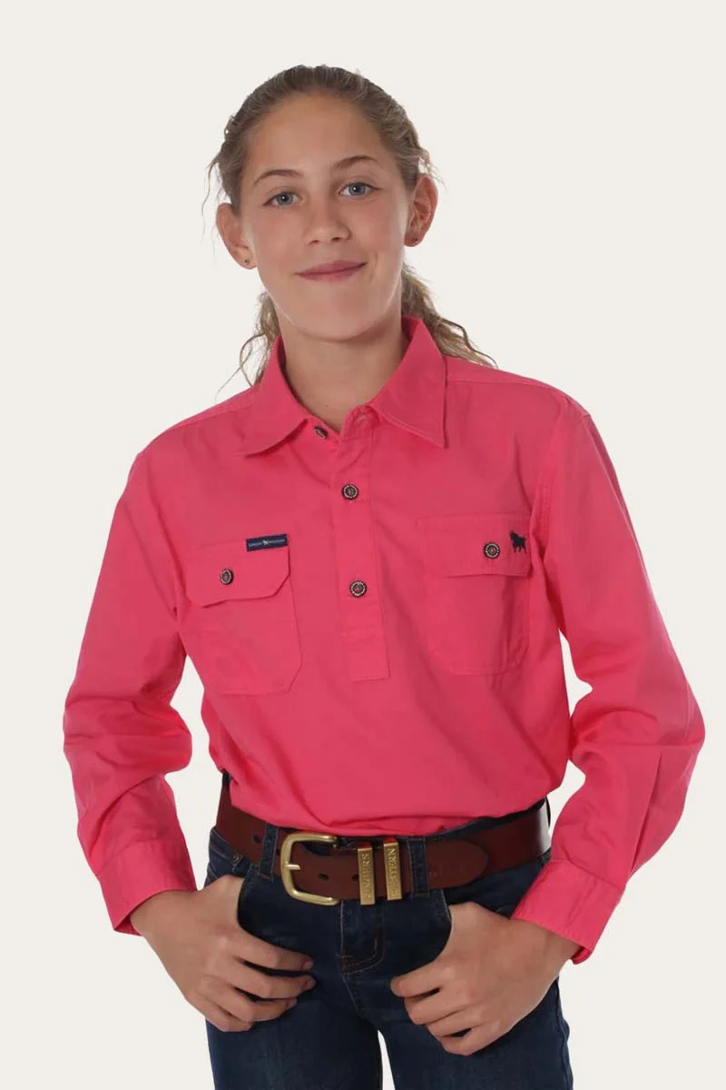 Ord River Kids Half Button Work Shirt - Image 32
