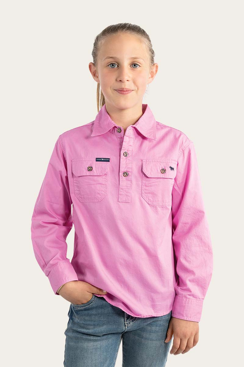 Ord River Kids Half Button Work Shirt - Image 44