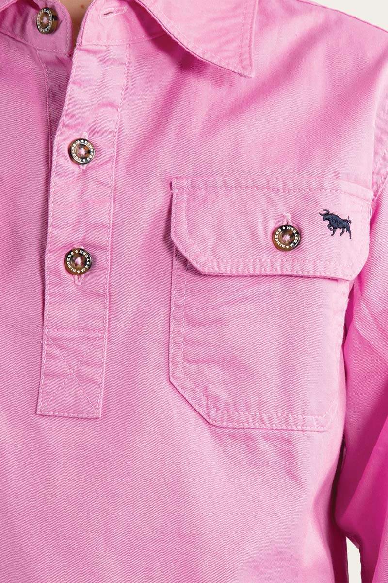 Ord River Kids Half Button Work Shirt - Image 46