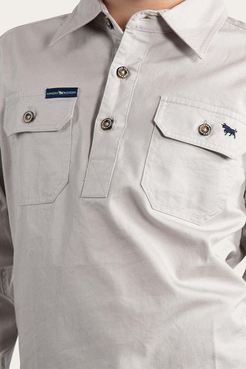 Ord River Kids Half Button Work Shirt - Image 5
