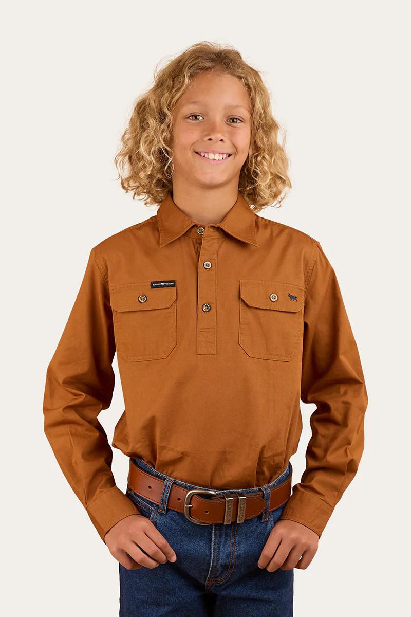 Ord River Kids Half Button Work Shirt - Image 55