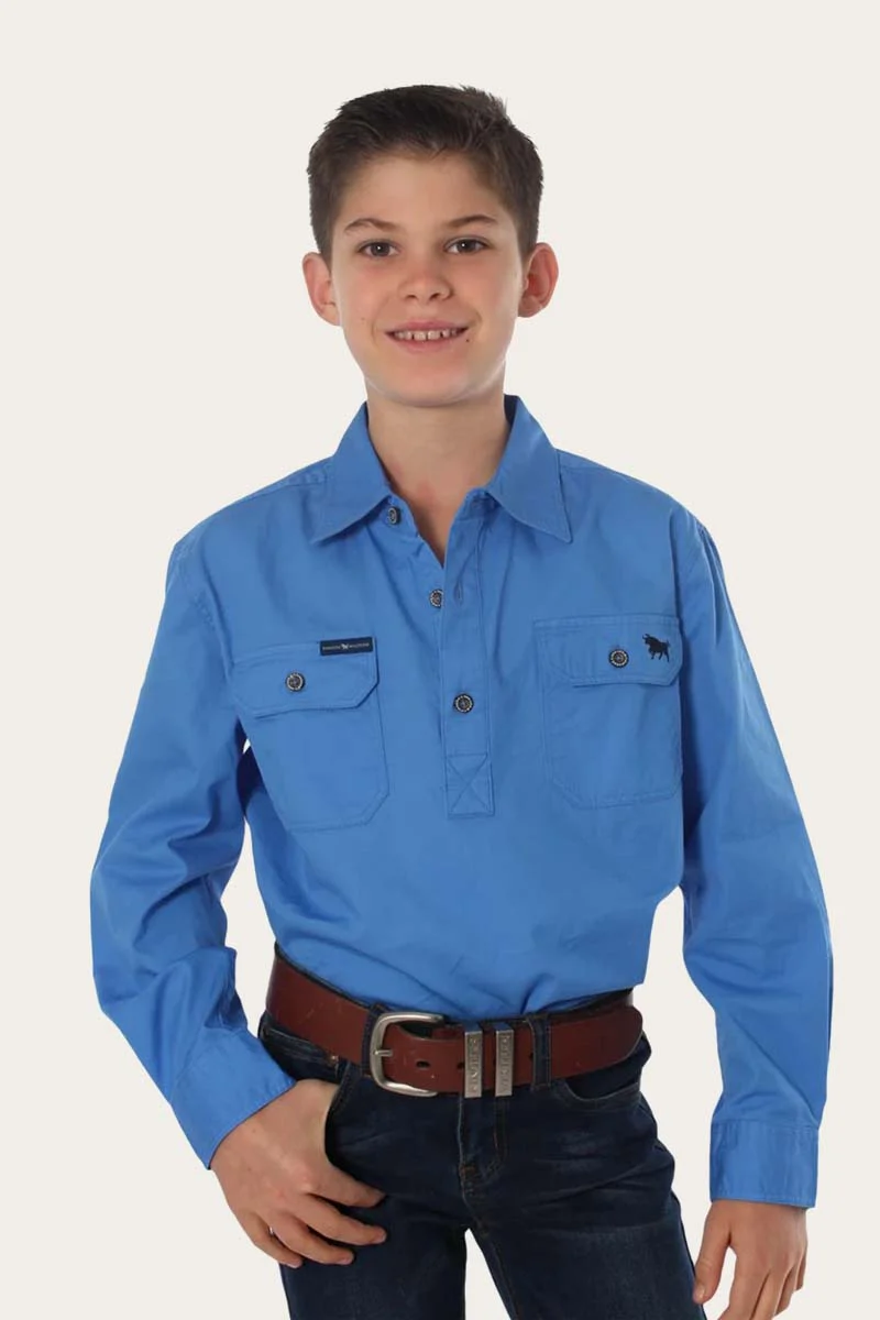 Ord River Kids Half Button Work Shirt - Image 6