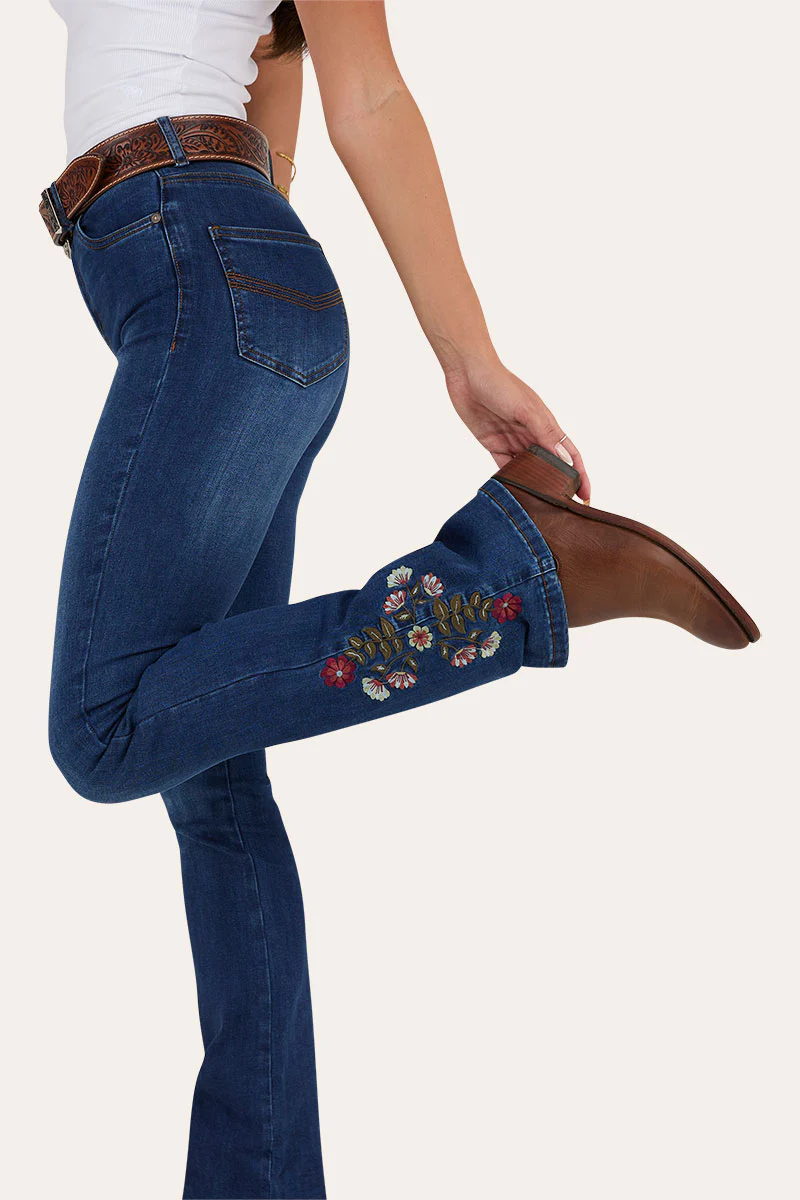 Penny Rodeo Womens High Rise Bootleg Jean - Image 4