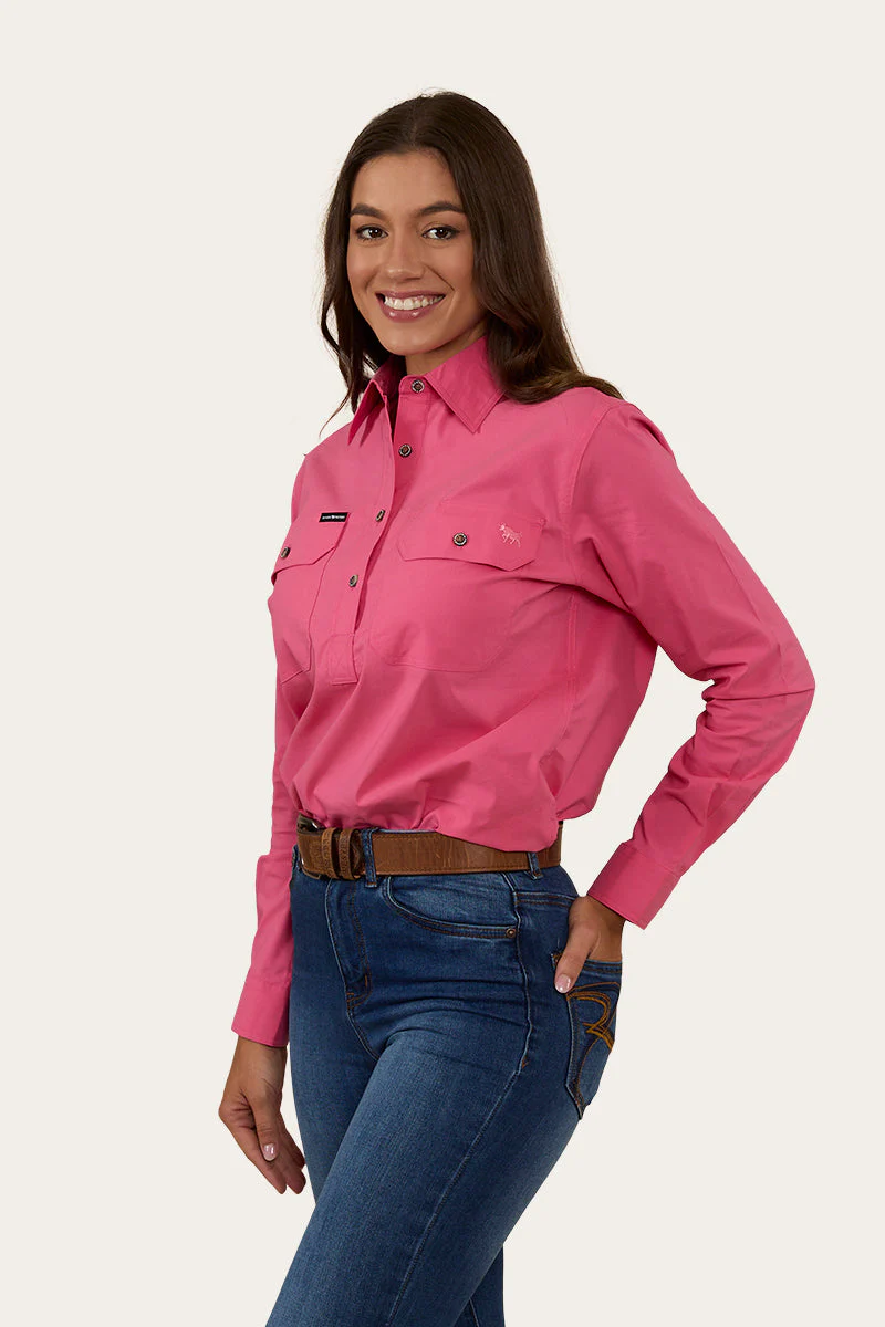 Pentecost River Womens Half Button Coolmax Work Shirt - Image 12