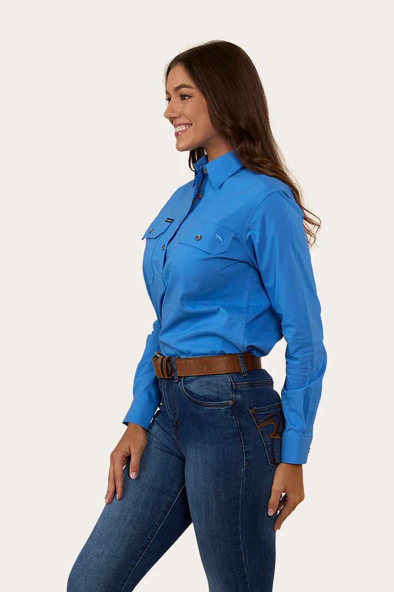 Pentecost River Womens Half Button Coolmax Work Shirt - Image 6