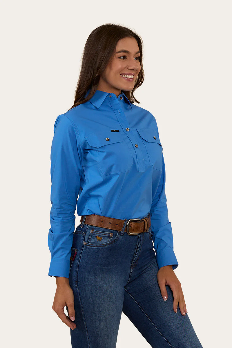 Pentecost River Womens Half Button Coolmax Work Shirt - Image 8
