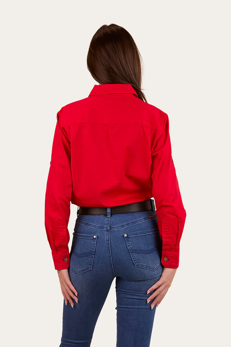 Pentecost River Womens Half Button Work Shirt - Image 109