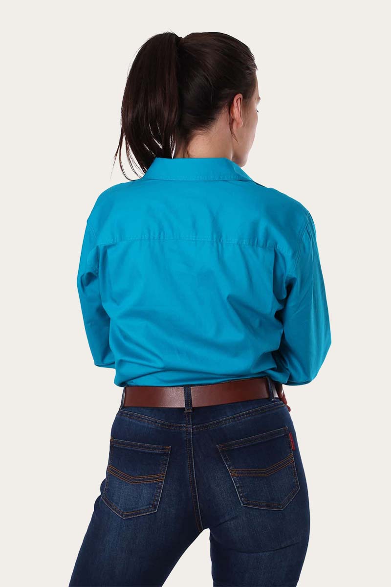 Pentecost River Womens Half Button Work Shirt - Image 119