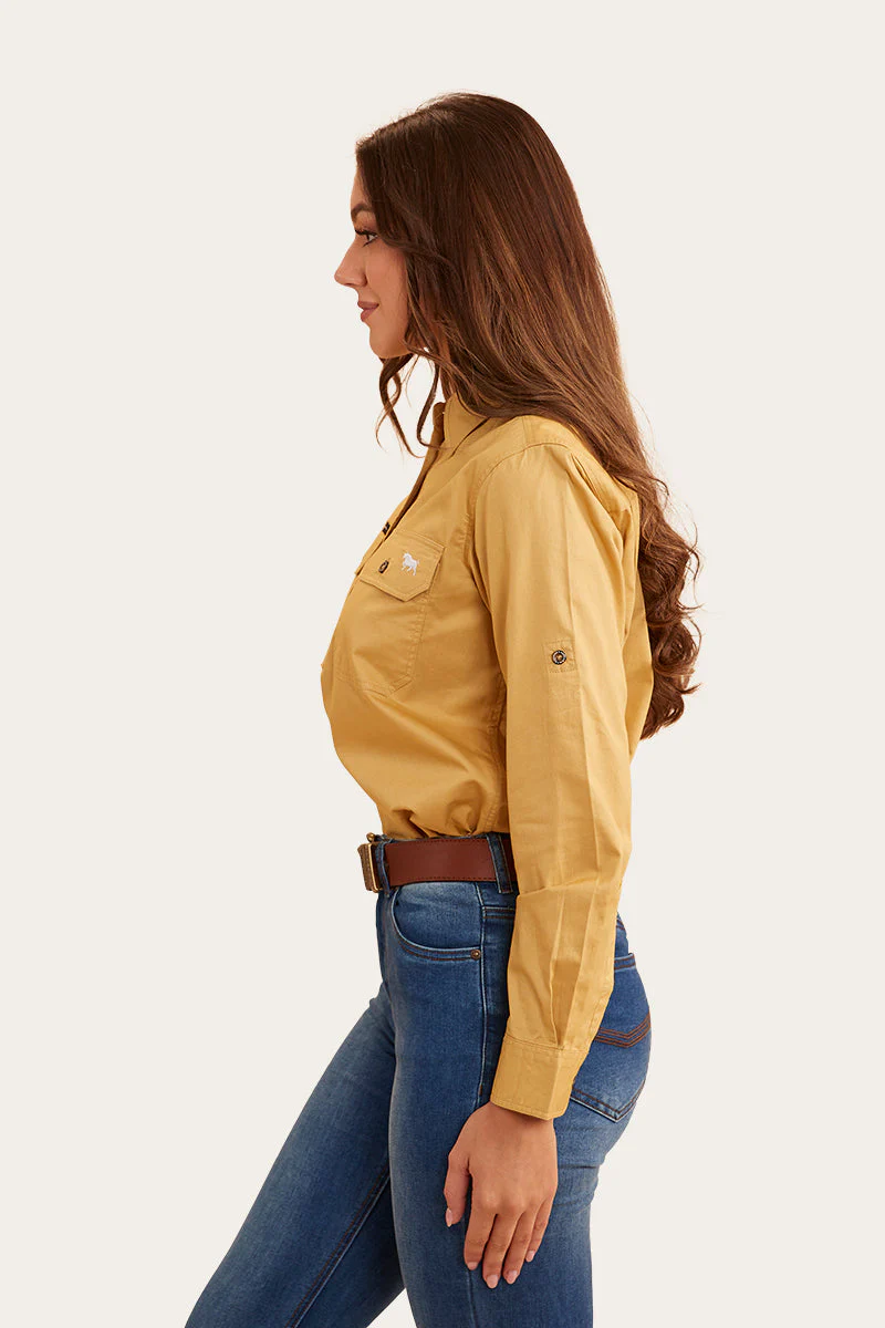 Pentecost River Womens Half Button Work Shirt - Image 122