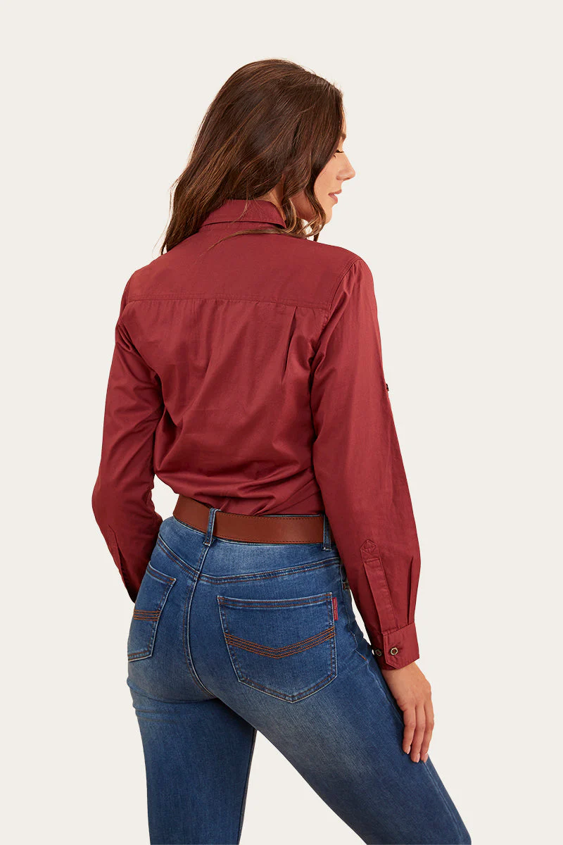 Pentecost River Womens Half Button Work Shirt - Image 27