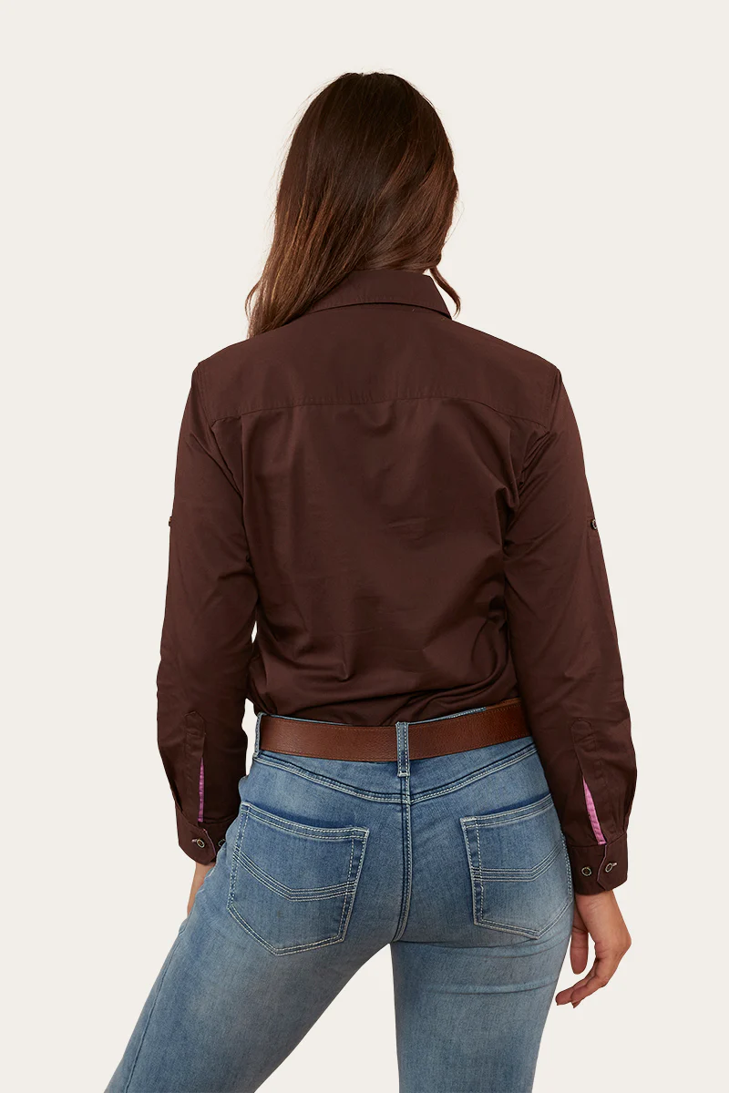 Pentecost River Womens Half Button Work Shirt - Image 37