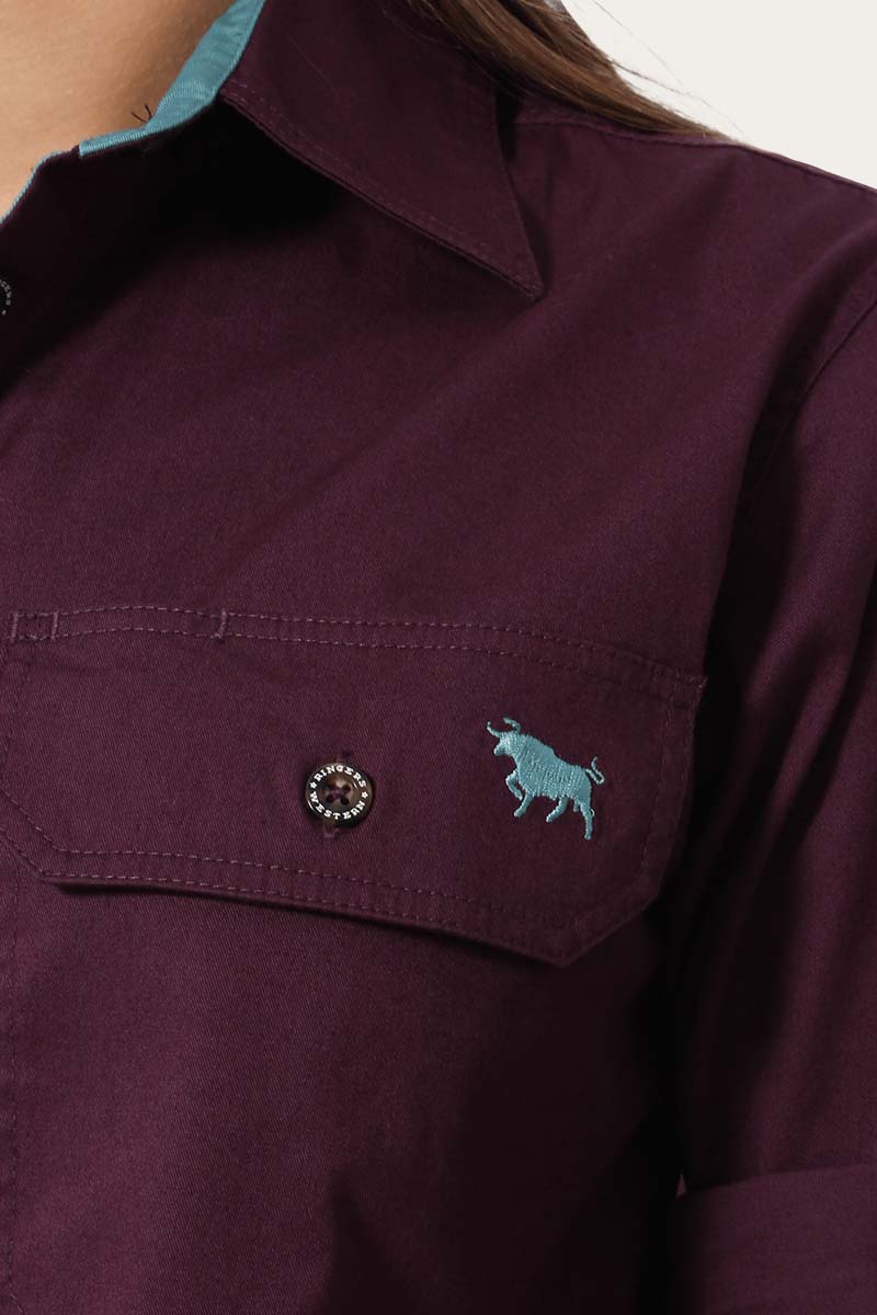 Pentecost River Womens Half Button Work Shirt - Image 5