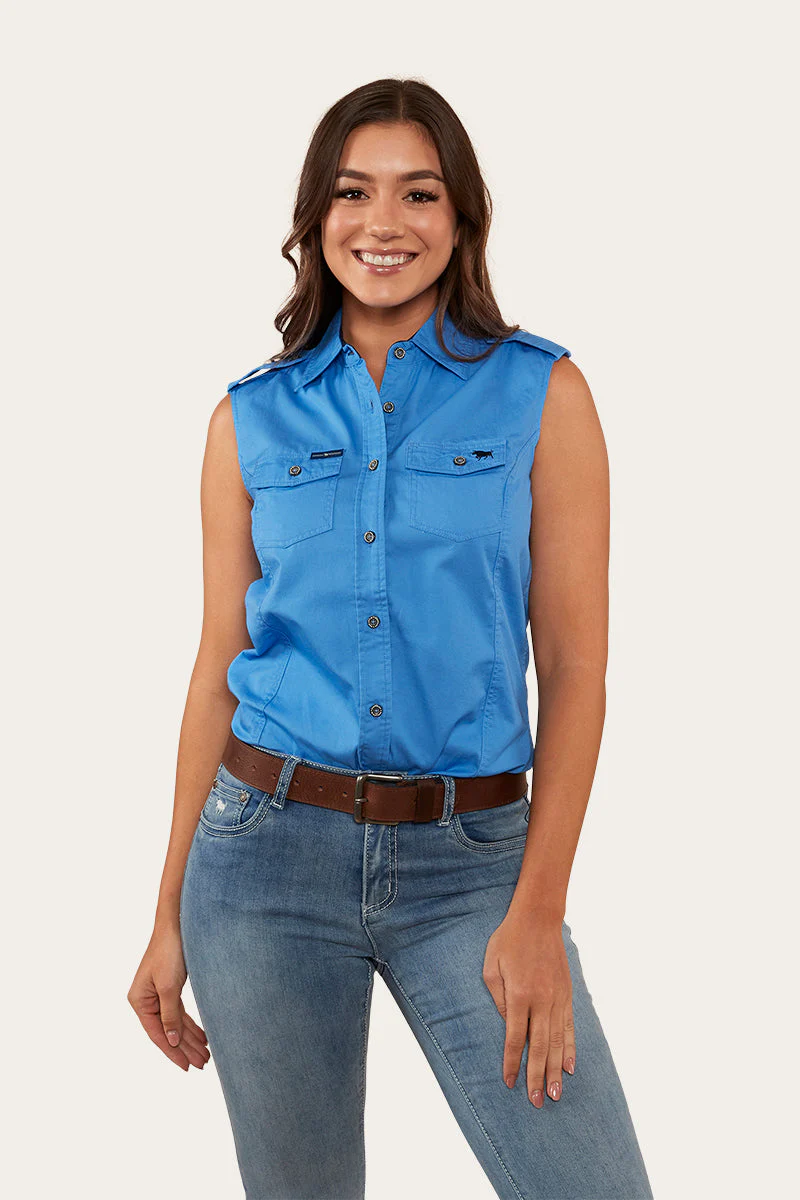 Pentecost River Womens Sleeveless Work Shirt - Image 11