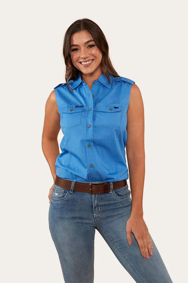 Pentecost River Womens Sleeveless Work Shirt - Image 14
