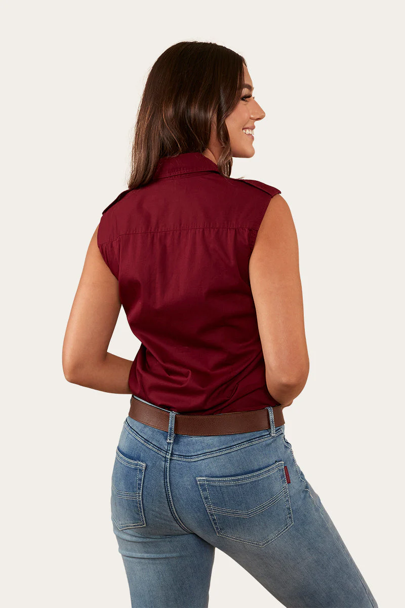 Pentecost River Womens Sleeveless Work Shirt - Image 17