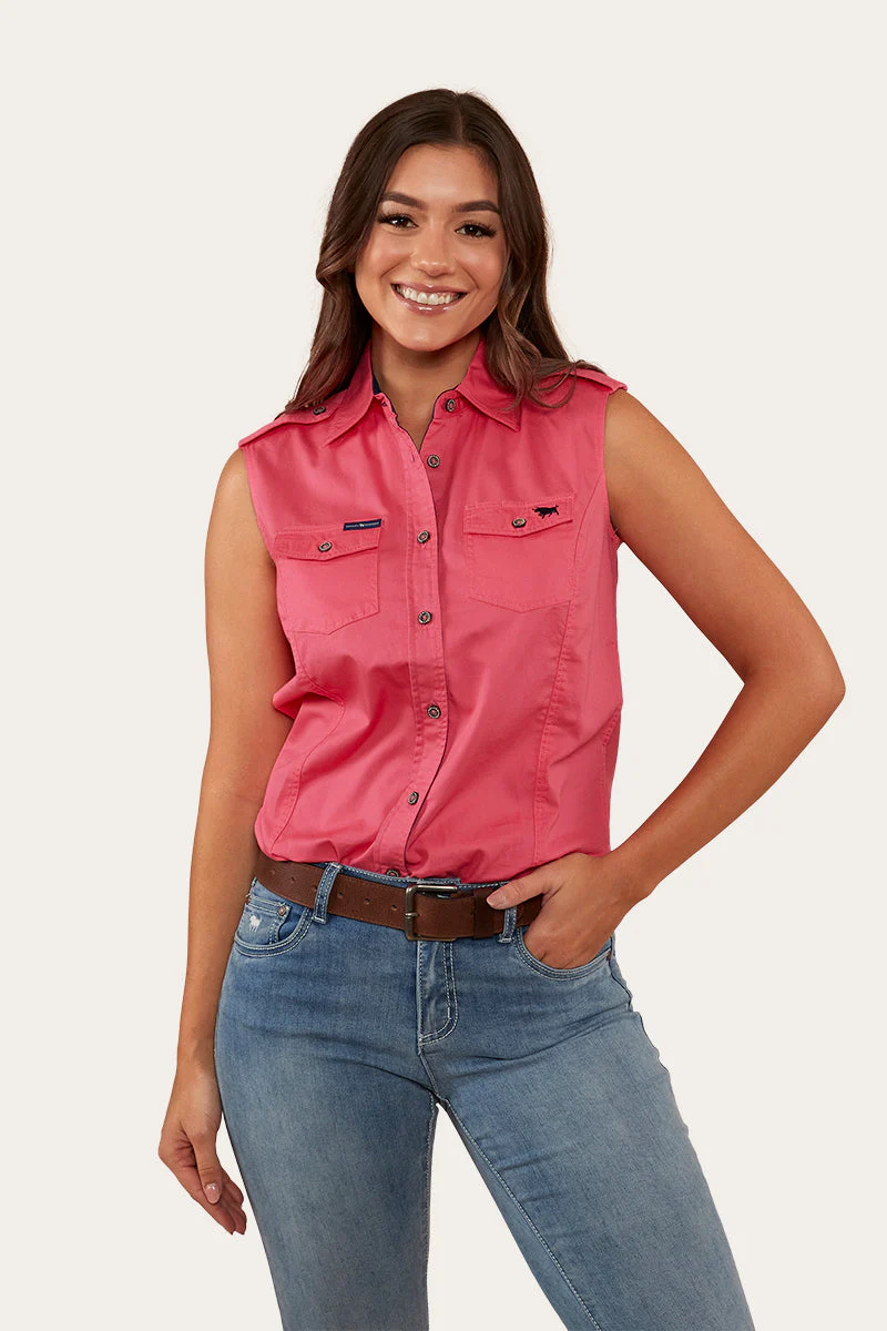 Pentecost River Womens Sleeveless Work Shirt - Image 23