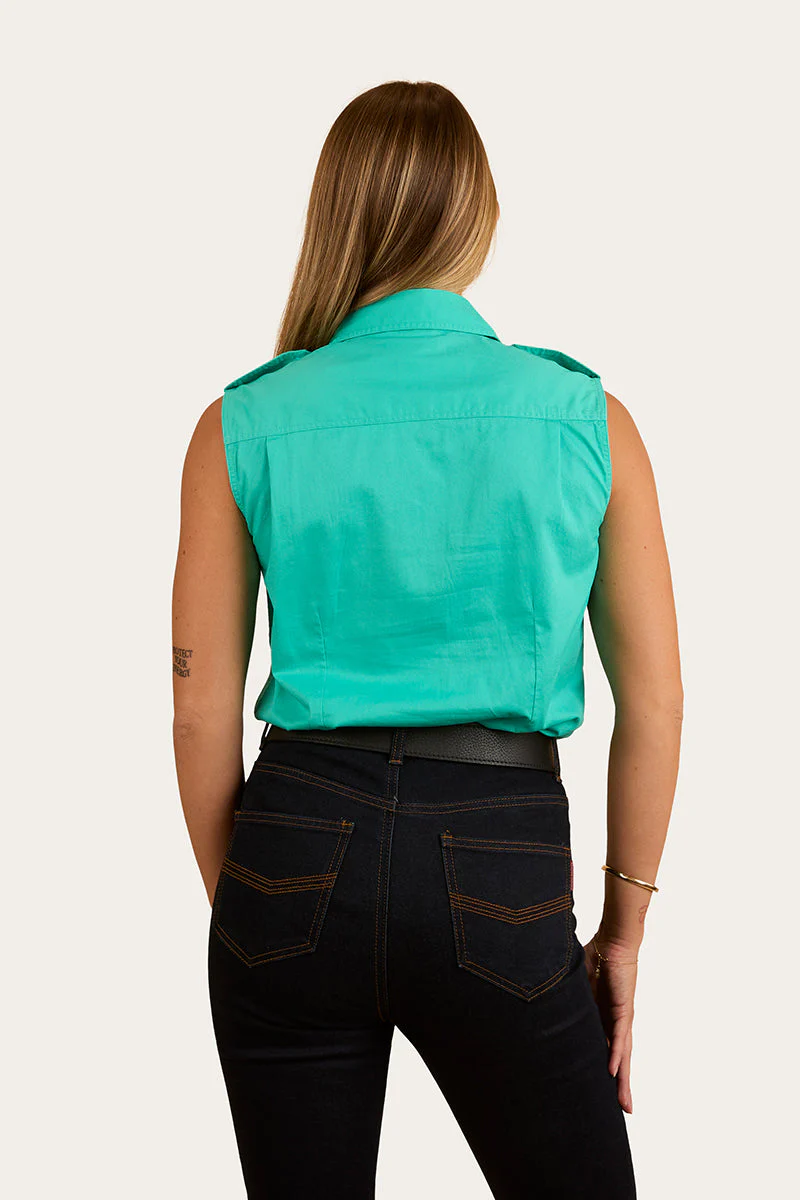Pentecost River Womens Sleeveless Work Shirt - Image 25