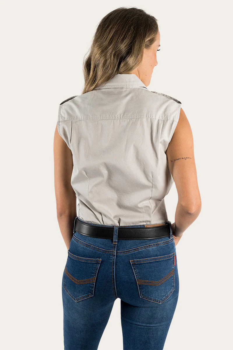 Pentecost River Womens Sleeveless Work Shirt - Image 4