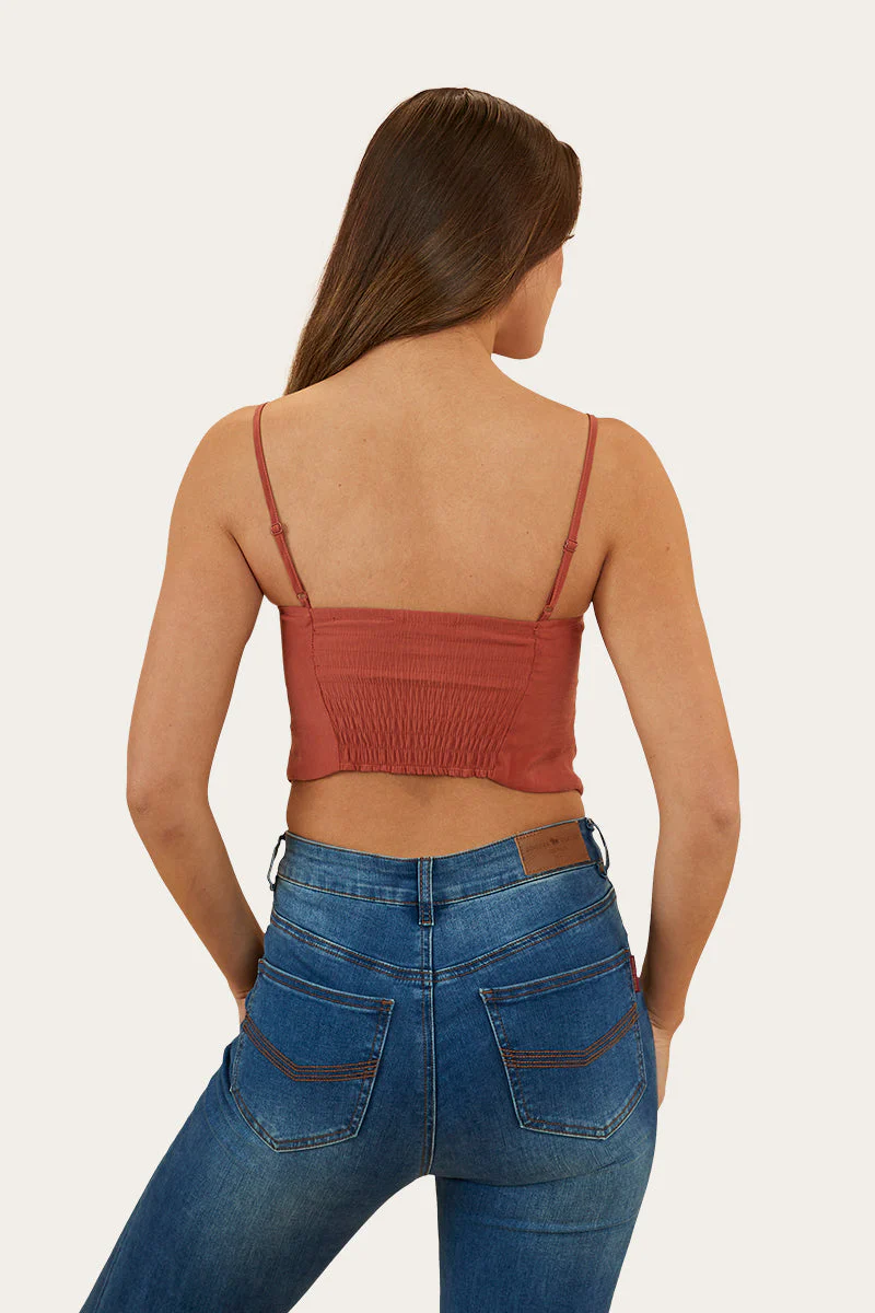 Posie Womens Cami Top - Cedar - Image 4