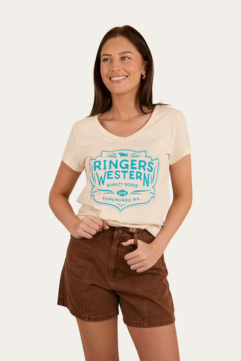 Quality Goods Womens V-Neck T-Shirt - Image 7