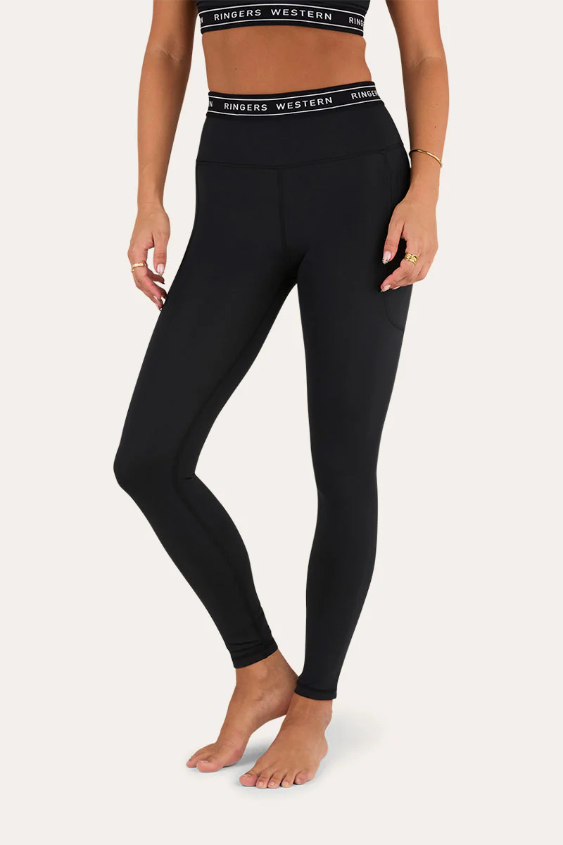 Ringers Active Womens Logo Elastic Pocket Legging - Image 3