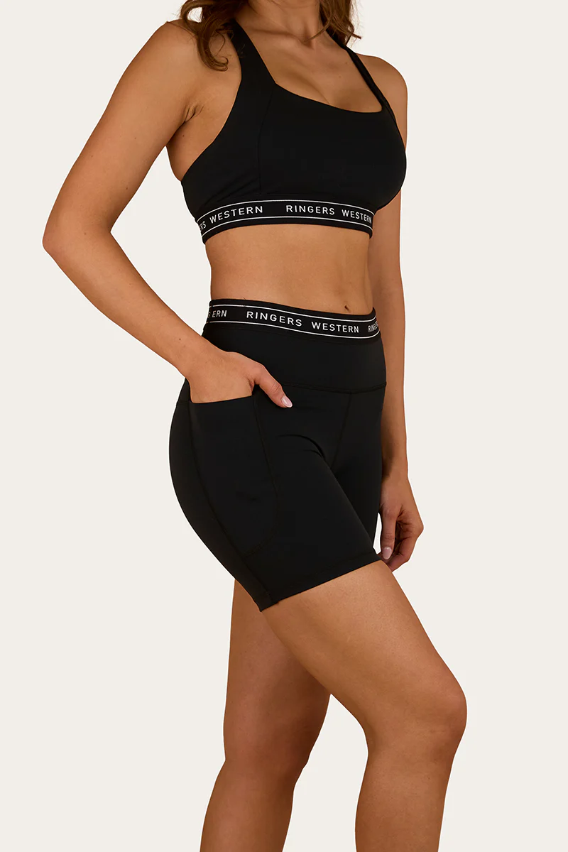 Ringers Active Womens Logo Elastic Pocket Short - Image 4