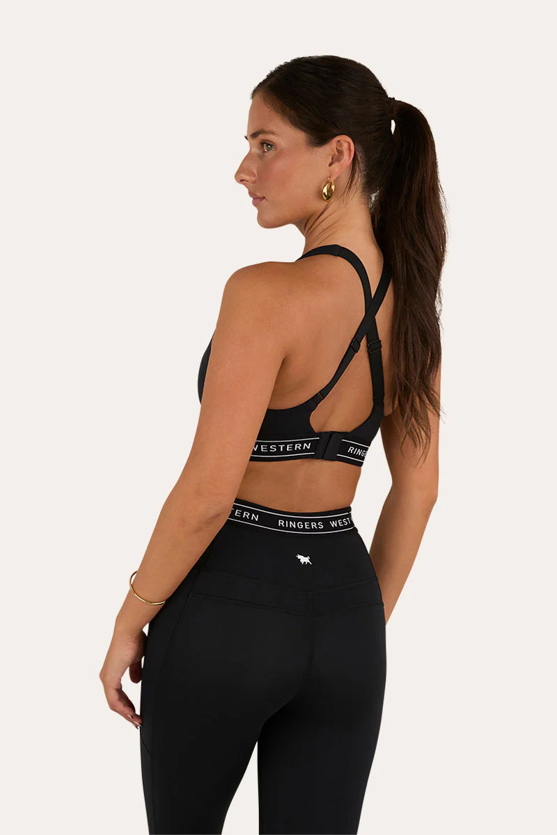 Ringers Active Womens Logo Elastic Support Crop - Image 4