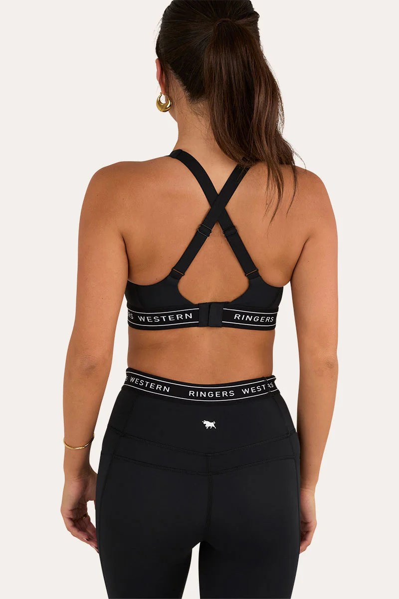 Ringers Active Womens Logo Elastic Support Crop - Image 5