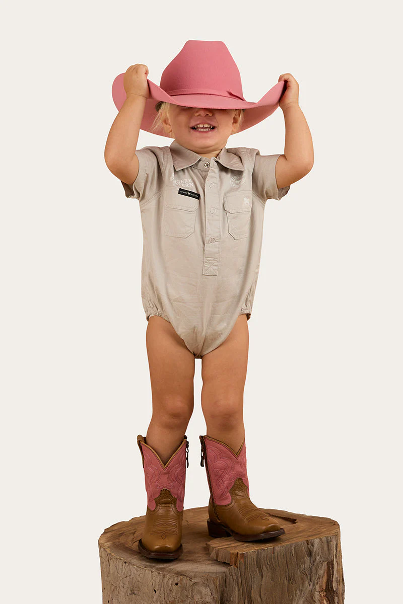 Ringers Babies SS Work Shirt Romper - Image 3