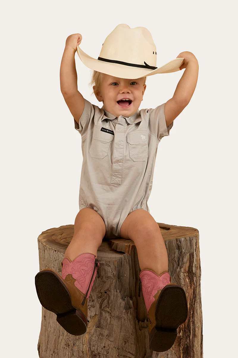 Ringers Babies SS Work Shirt Romper - Image 4