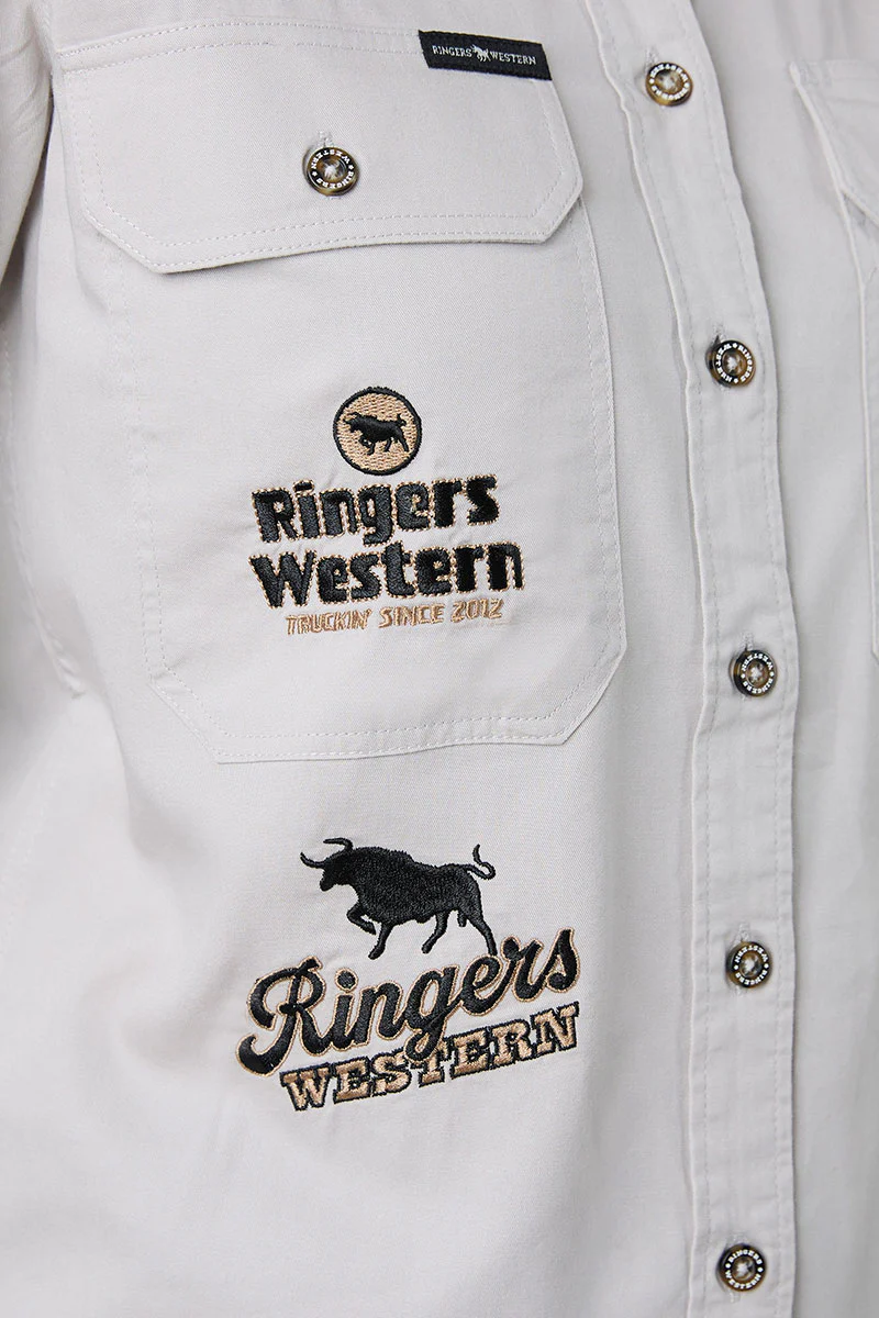 Rodeo Spirit Womens Full Button Workshirt - Image 4
