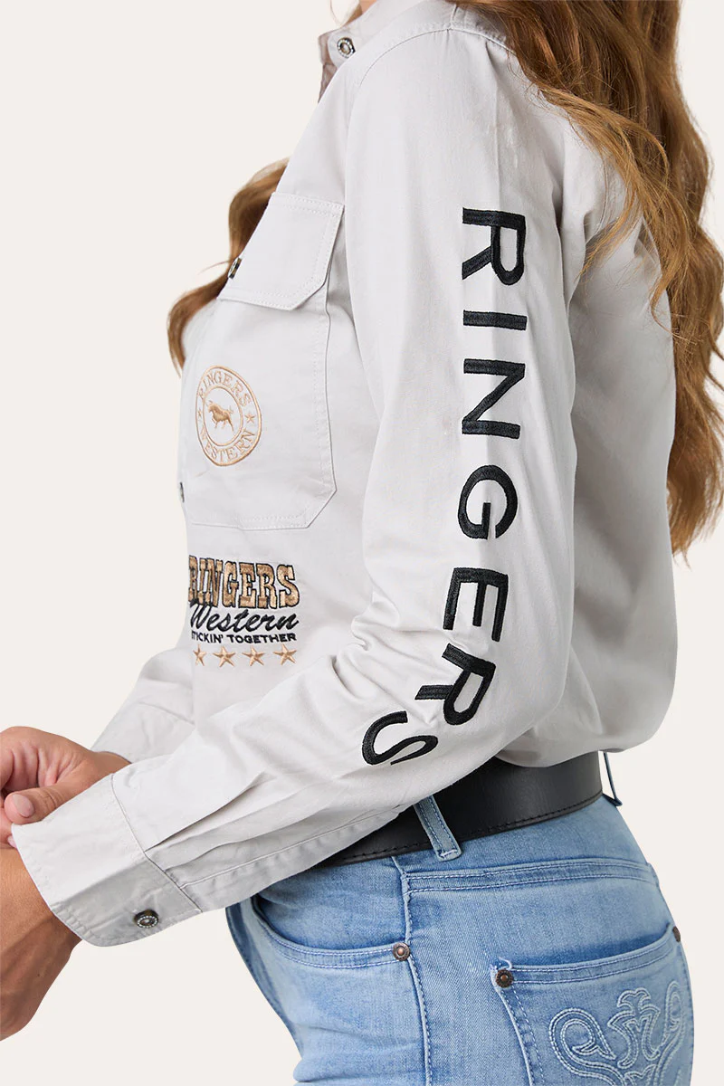 Rodeo Spirit Womens Full Button Workshirt - Image 6