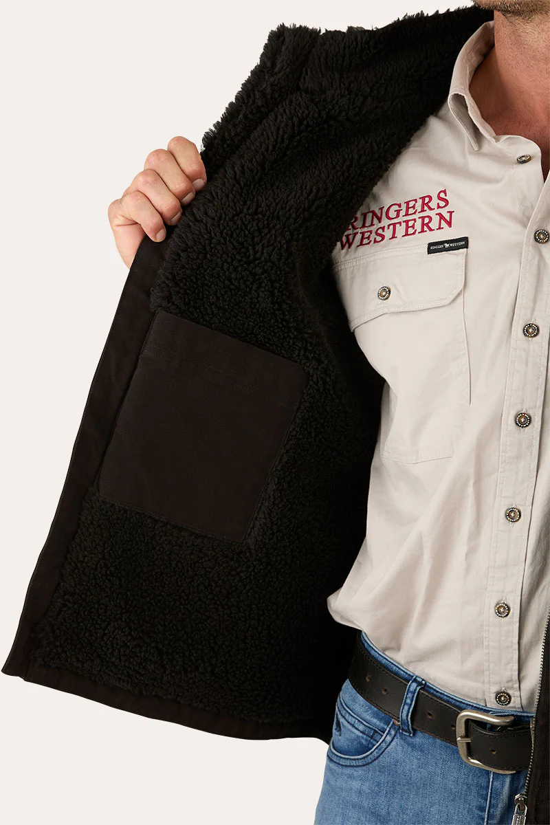 Round Yard Mens Canvas Vest - Image 5