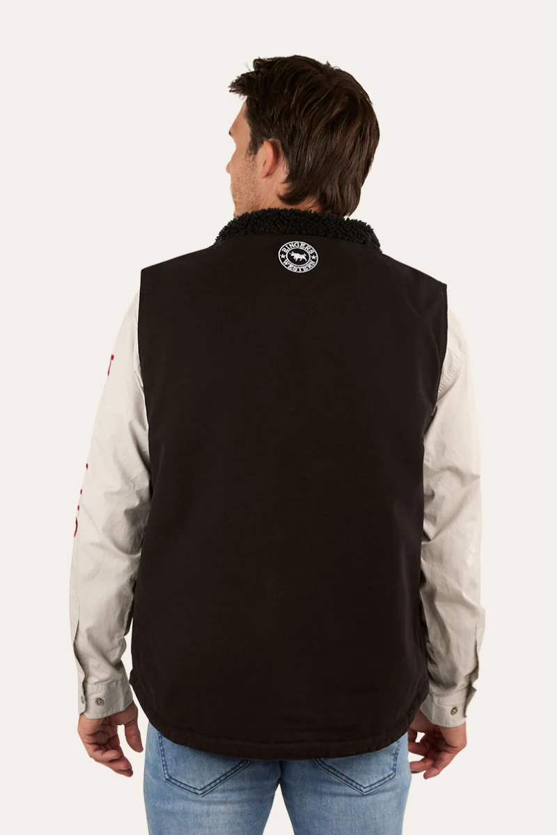 Round Yard Mens Canvas Vest - Image 7