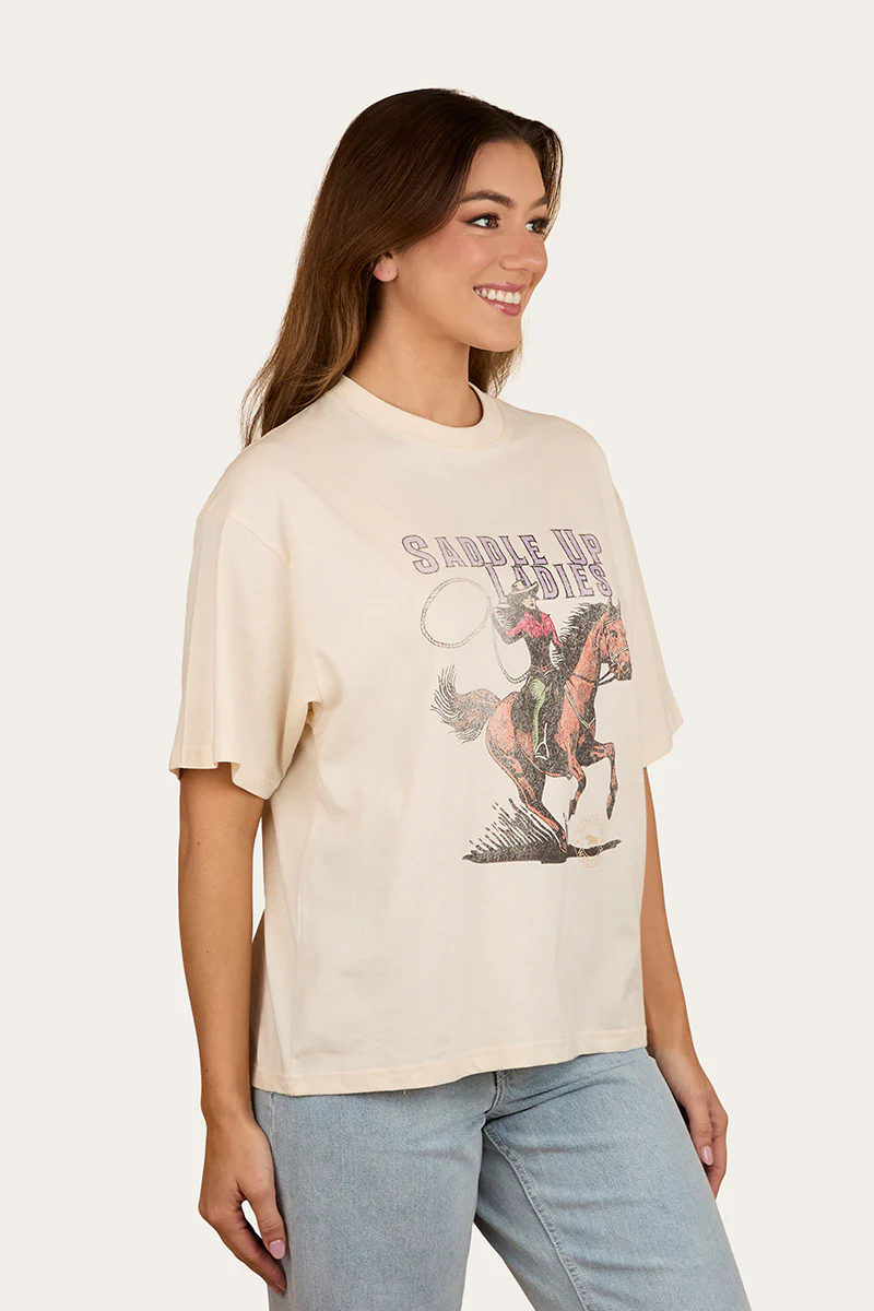 Saddle Up Womens Oversized T-Shirt - Image 2