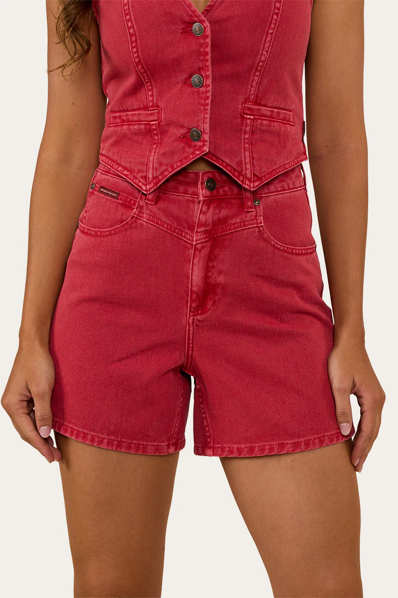 Saige Womens Denim Short - Image 10