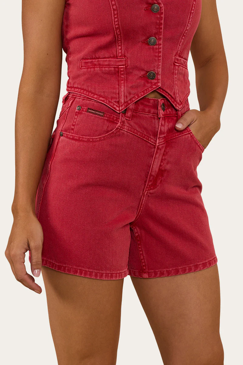 Saige Womens Denim Short - Image 13