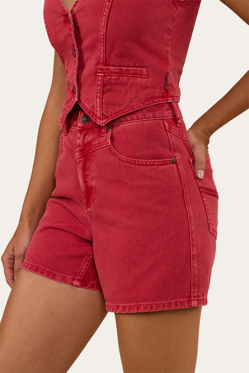 Saige Womens Denim Short - Image 16