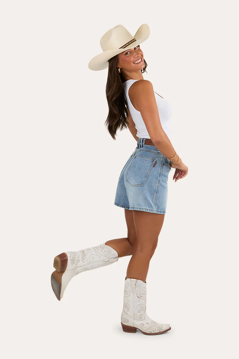 Saige Womens Denim Short - Image 2