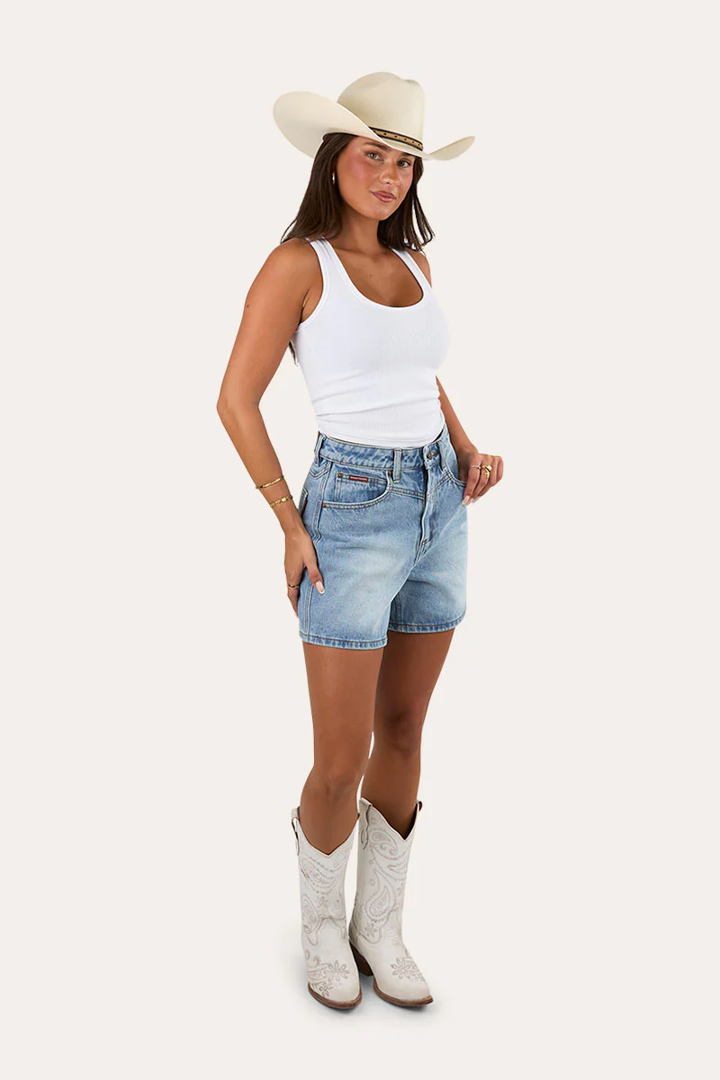 Saige Womens Denim Short - Image 4